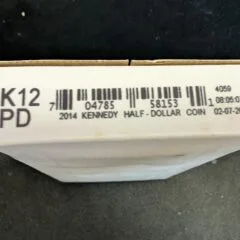 2014 P + D Kennedy Half Dollar 2 Roll Set