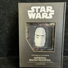 2021 Niue $2 Star Wars “The Faces of the Empire” Imperial Snowtrooper 1 Oz Silver Coin