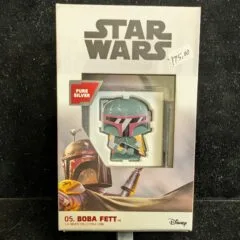 2020 Niue $2 Star Wars Chibi Boba Fett 1 Oz Silver Coin