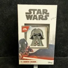 2020 Niue $2 Star Wars Chibi Darth Vader 1 Oz Silver Coin