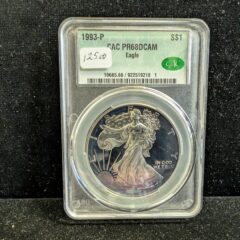 1993 P Silver Eagle CAC PR68DCAM