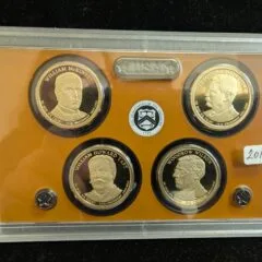2013 U.S Presidential Dollars 4 Coin Proof Set