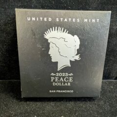 2023 U.S. Peace Dollar San Francisco w/ Box & CoA