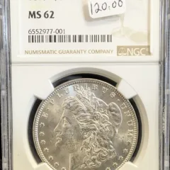 1879 Morgan Dollar NGC MS 62
