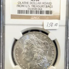 1883 O Morgan Dollar NGC MS 64 Olathe Dollar Hoard from U.S. Treasury Bags