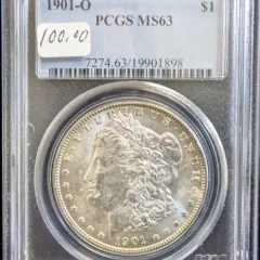 1901 O Morgan Dollar PCGS MS 63