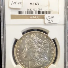 1900 O Morgan Dollar NGC MS 63 Vam 2A