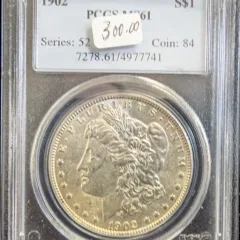 1902 Morgan Dollar PCGS MS 61
