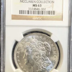 1921 Morgan Dollar NGC MS 63 McClaren Collection