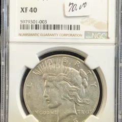 1935 S Peace Dollar NGC XF 40