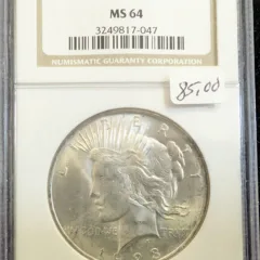 1923 Peace Dollar NGC MS 64