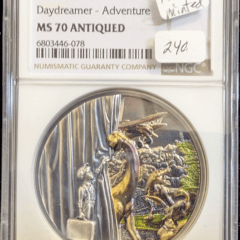 2023 Palau $10 Daydreamer – Adventure NGC MS 70 Antiqued
