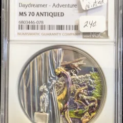 2023 Palau $10 Daydreamer – Adventure NGC MS 70 Antiqued