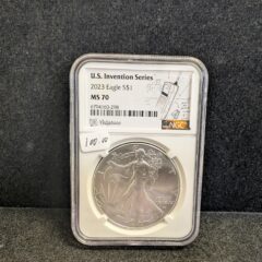 2023 American Silver Eagle U.S. Invention Series NGC MS 70