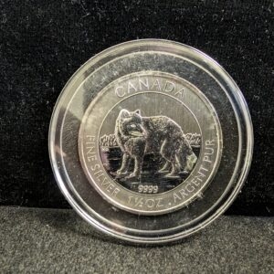 2014 $8 Canada 1 1/2 Oz Silver Arctic Fox
