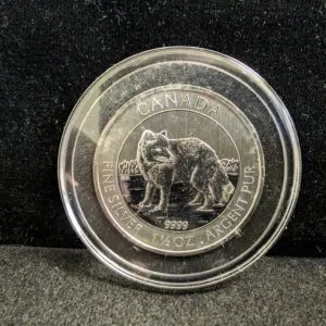 2014 $8 Canada 1 1/2 Oz Silver Arctic Fox